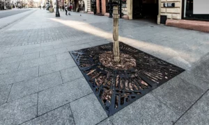Krata żeliwna pod drzewo