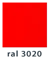 Kolor ral 3020 Kosza na psie odchody