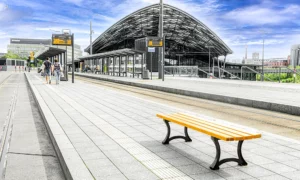 Ławka parkowa Łódzka bez oparcia