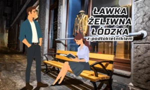 Ławka parkowa Łódzka z podłokietnikiem