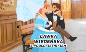 Ławka parkowa Wiedeńska z podłokietnikiem - obrazek 2