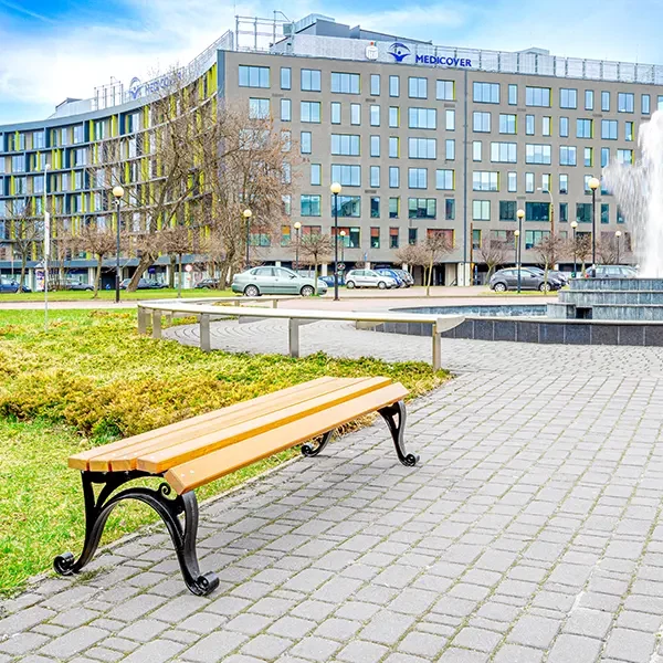 Ławka ogrodowa Wiedeńska bez oparcia