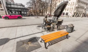 Ławka ogrodowa Wiedeńska bez oparcia