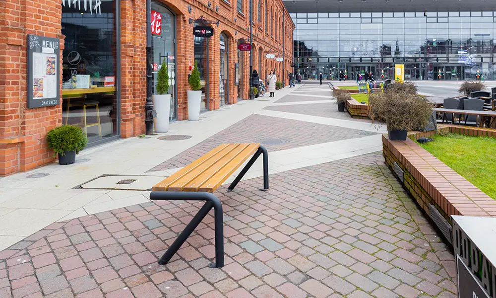 Ławka parkowa Lyon bez oparcia