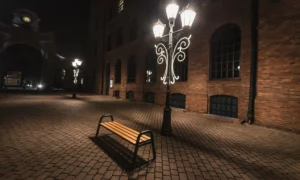 Ławka parkowa Spartan bez oparcia