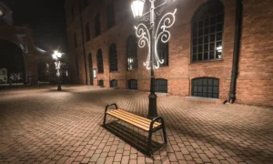 Ławka parkowa Spartan bez oparcia