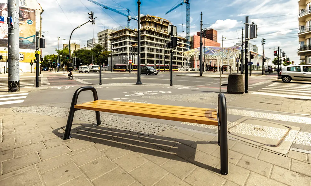 Ławka parkowa Spartan bez oparcia