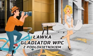Ławka parkowa Gladiator WPC