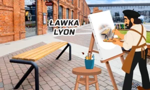 Ławka parkowa Lyon bez oparcia