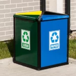Kosz do segregacji odpadów Bławatek