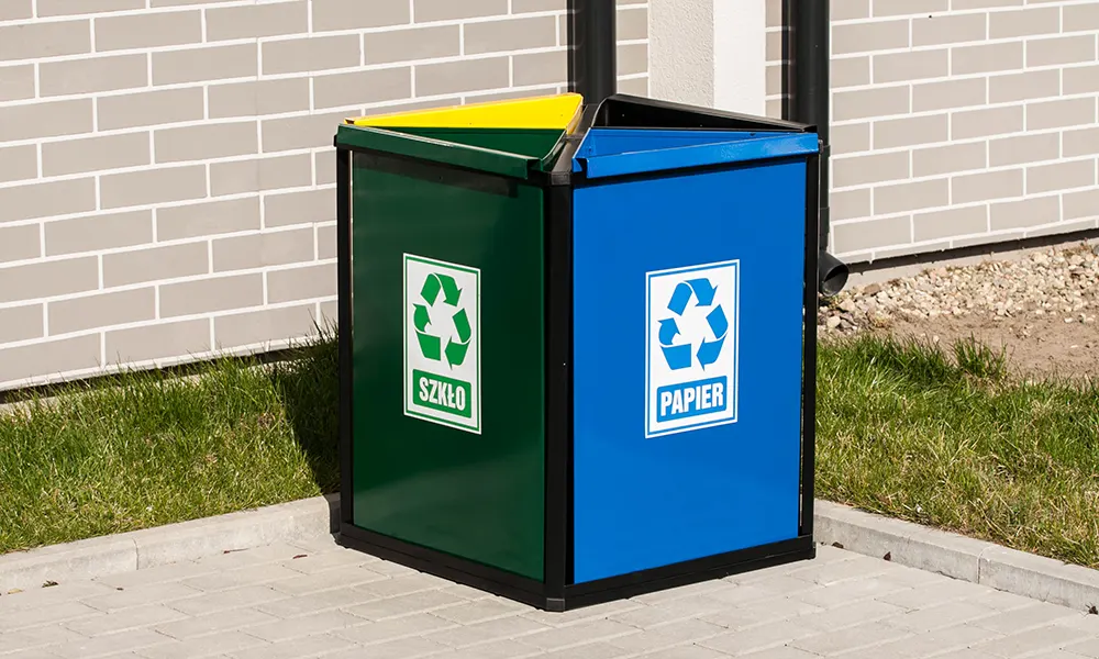 Kosz do segregacji odpadów Bławatek