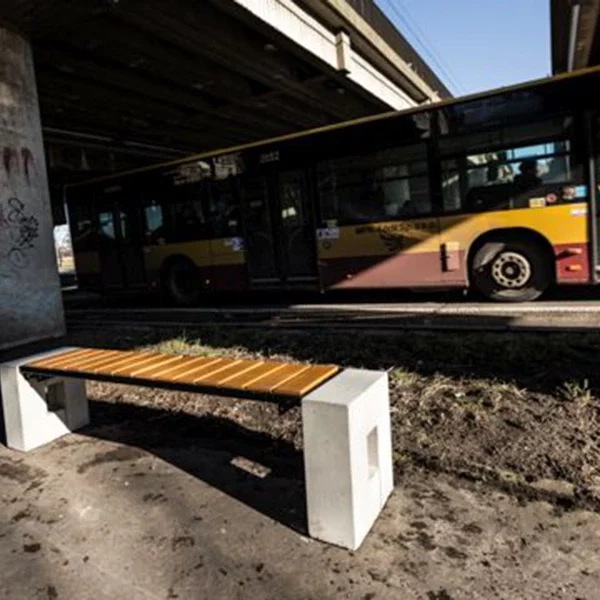 Ławka parkowa Roma Prestige bez oparcia