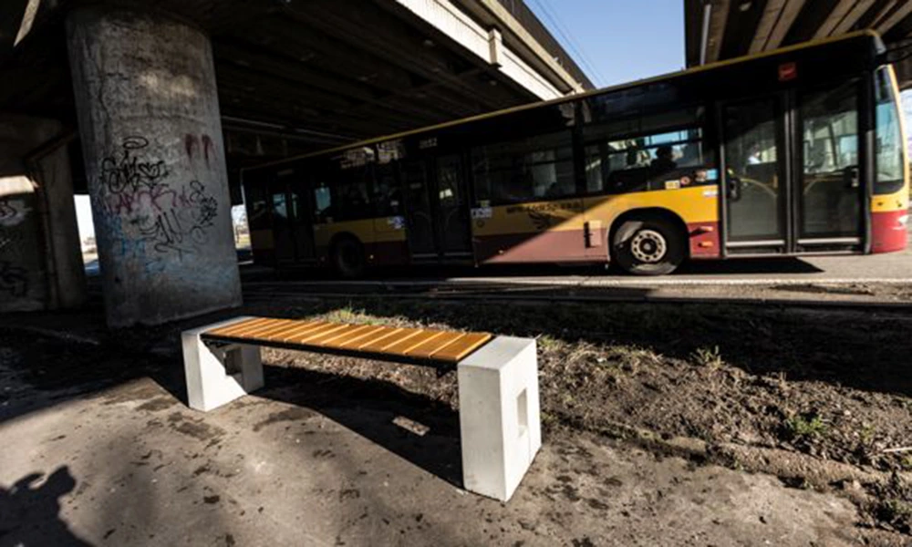 Ławka parkowa Roma Prestige bez oparcia