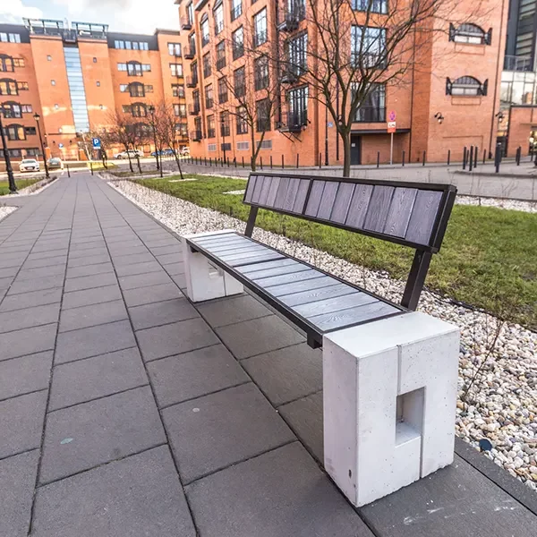 Ławka parkowa Roma WPC