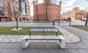 Ławka parkowa Roma WPC