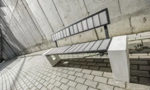 Ławka parkowa Roma WPC