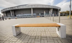 Ławka parkowa Roma bez oparcia