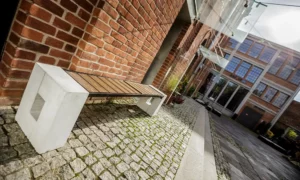 Ławka parkowa RomaWPC bez oparcia