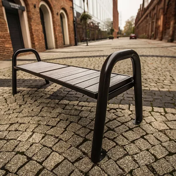 Ławka parkowa Spartan WPC bez oparcia