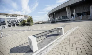 Ławka parkowa Roma Solid bez oparcia
