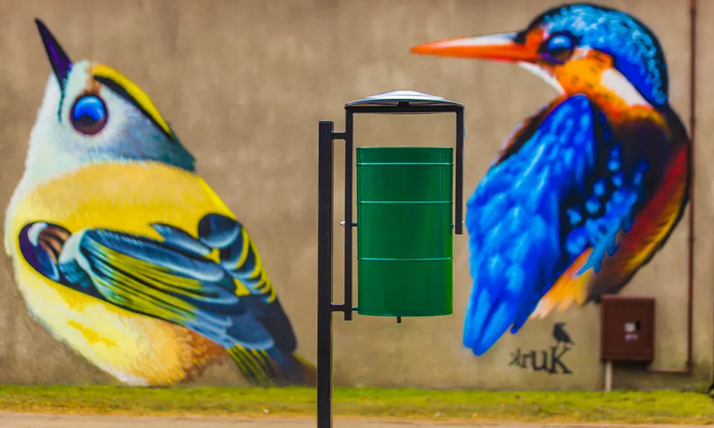 Kosz na śmieci Miejski