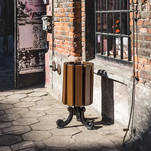 Kosz na śmieci Praga