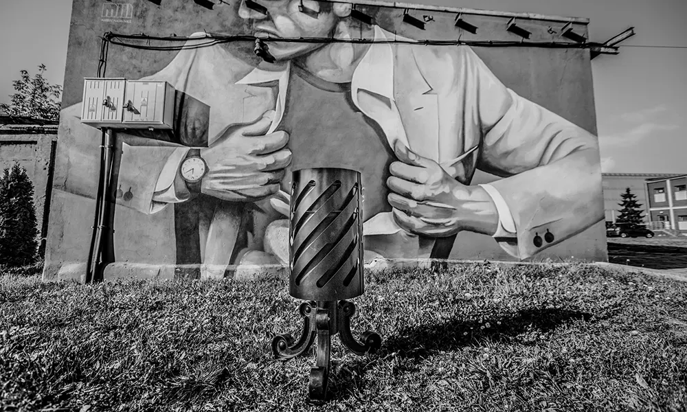 Kosz na śmieci Praga III