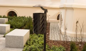 Kosz na śmieci Sofia Bis z daszkiem