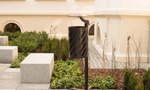 Kosz na śmieci Sofia Bis z daszkiem