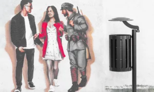 Kosz na śmieci Sofia z daszkiem