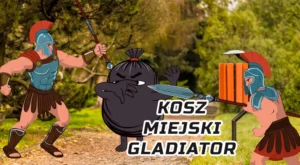 Kosz na śmieci Gladiator