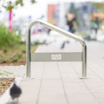 Stojak rowerowy typu U Pro skośny