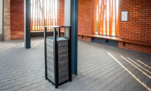 Kosz na śmieci Singiel WPC