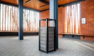 Kosz na śmieci Singiel WPC