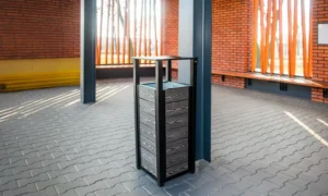 Kosz na śmieci Singiel WPC